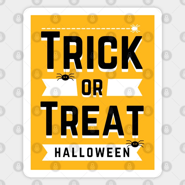 TRICK OR TREAT Magnet by hackercyberattackactivity